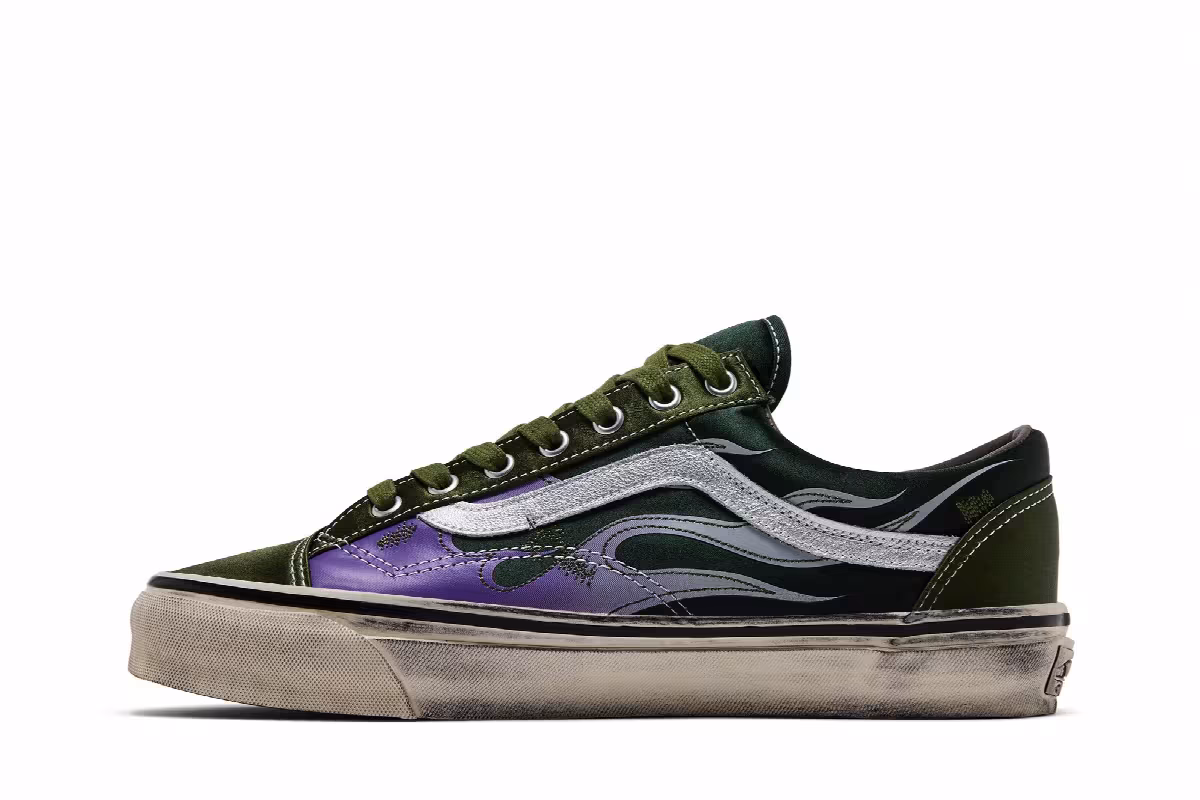 Vans Old Skool 36 LX Archive Flame Green, view 4