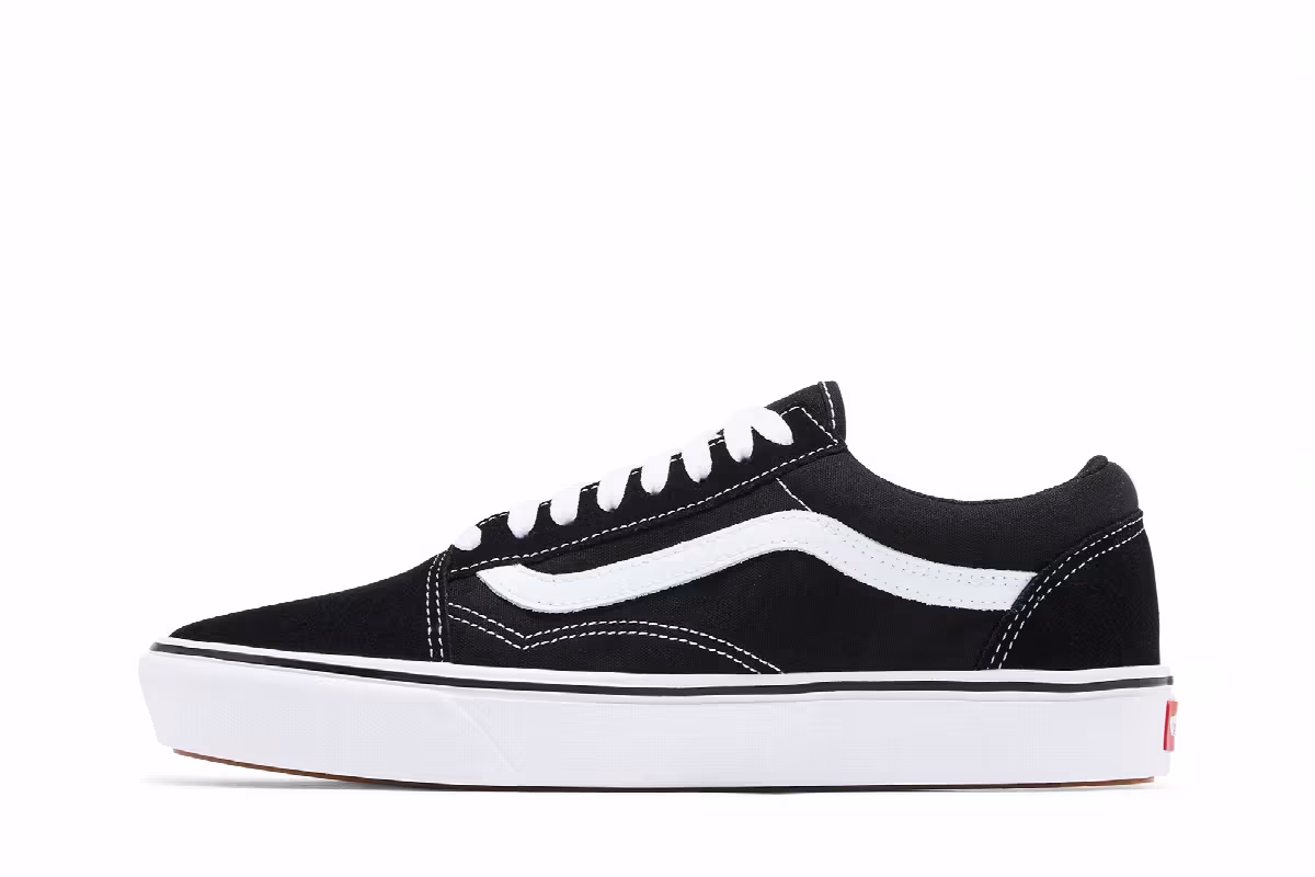 Vans Old Skool Comfy Cush Black White, view 4