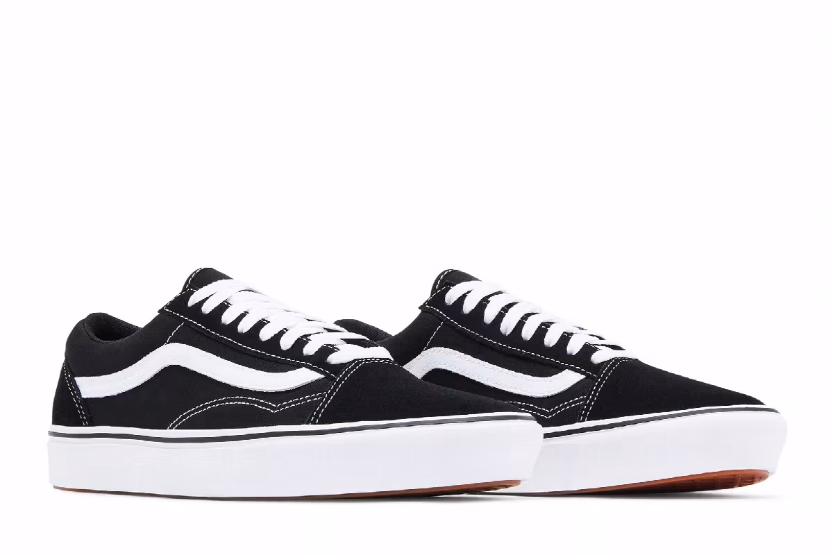 Vans Old Skool Comfy Cush Black White, view 9