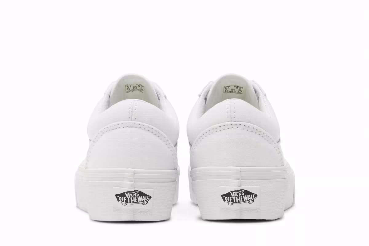 Vans Old Skool Platform True White, view 7