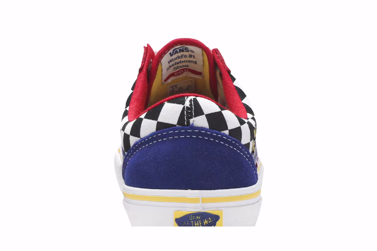 Brighton Zeuner x Vans Old Skool Pro Red Checker Blue, view 8