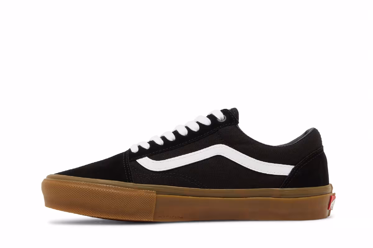 Vans Skate Old Skool Checkerboard - Black Gum, view 4