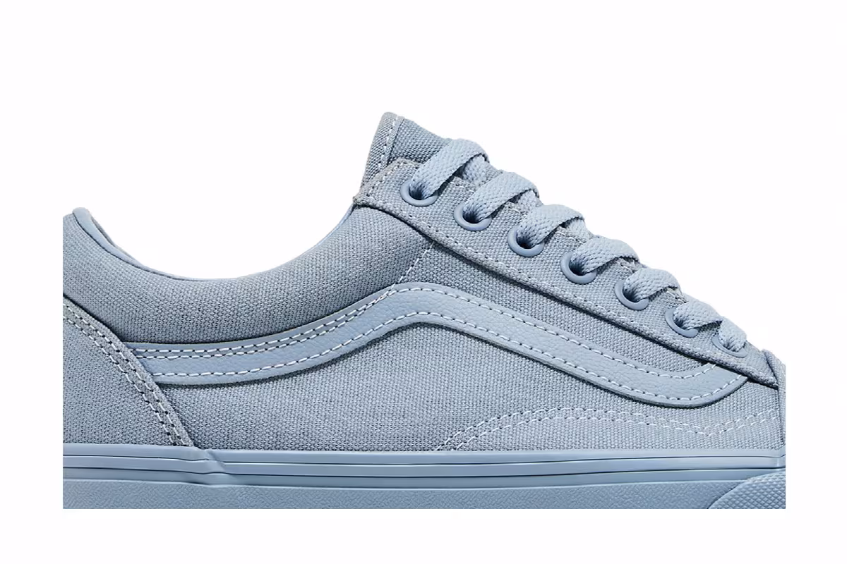 Vans Old Skool Pastel Mono - Dusty Blue, view 3