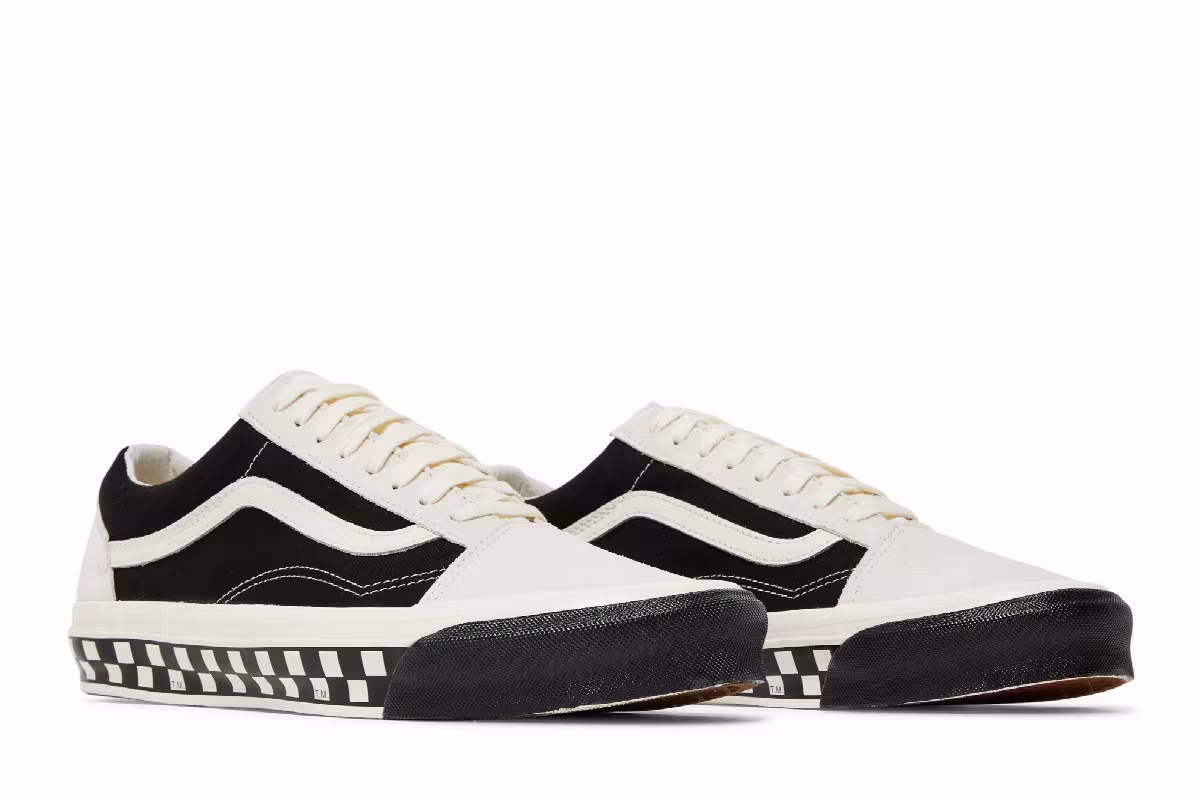 Vans OG Old Skool LX Bumper Cars - Marshmallow Black, view 9