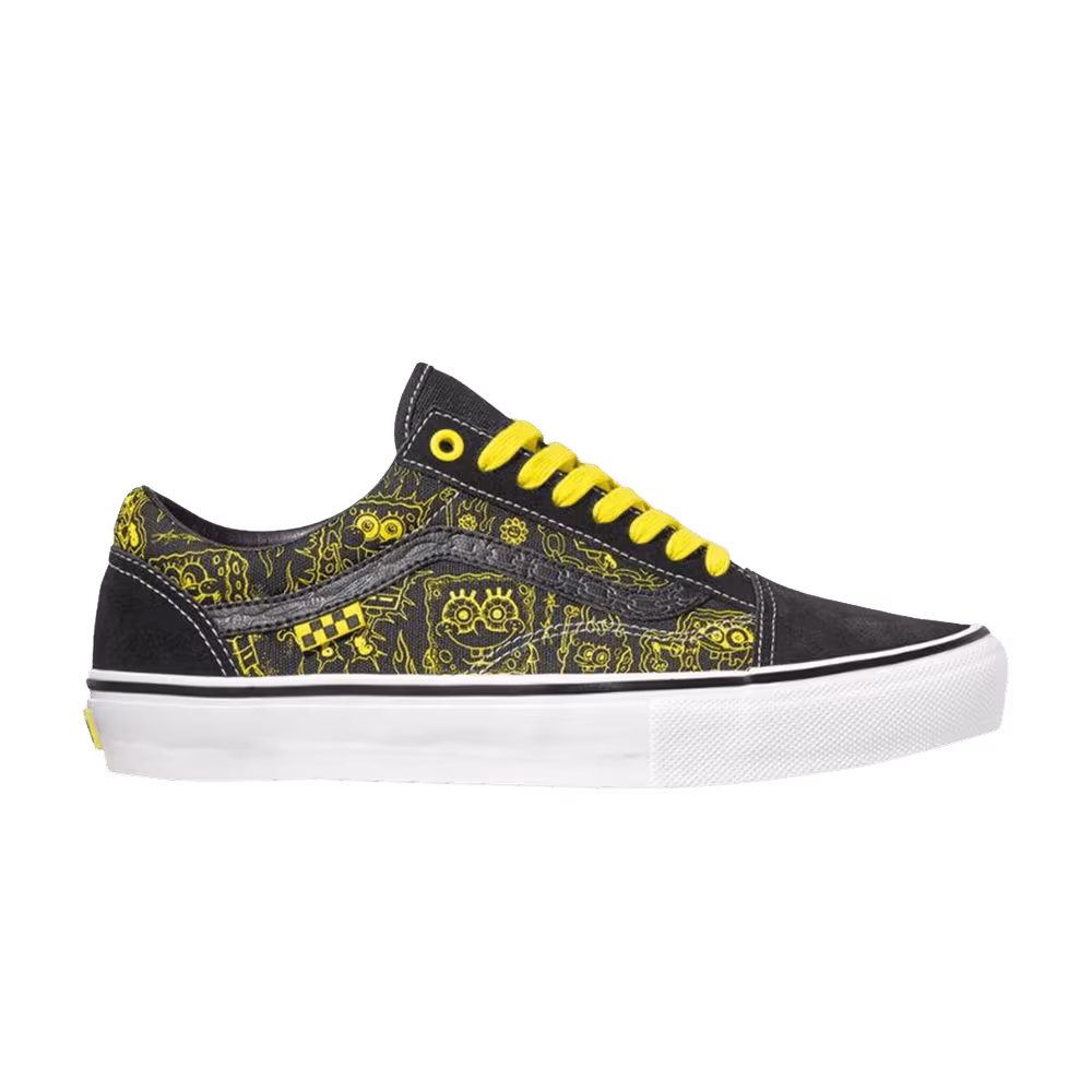 Vans Mike Gigliotti x SpongeBob SquarePants x Skate Old Skool Black Yellow