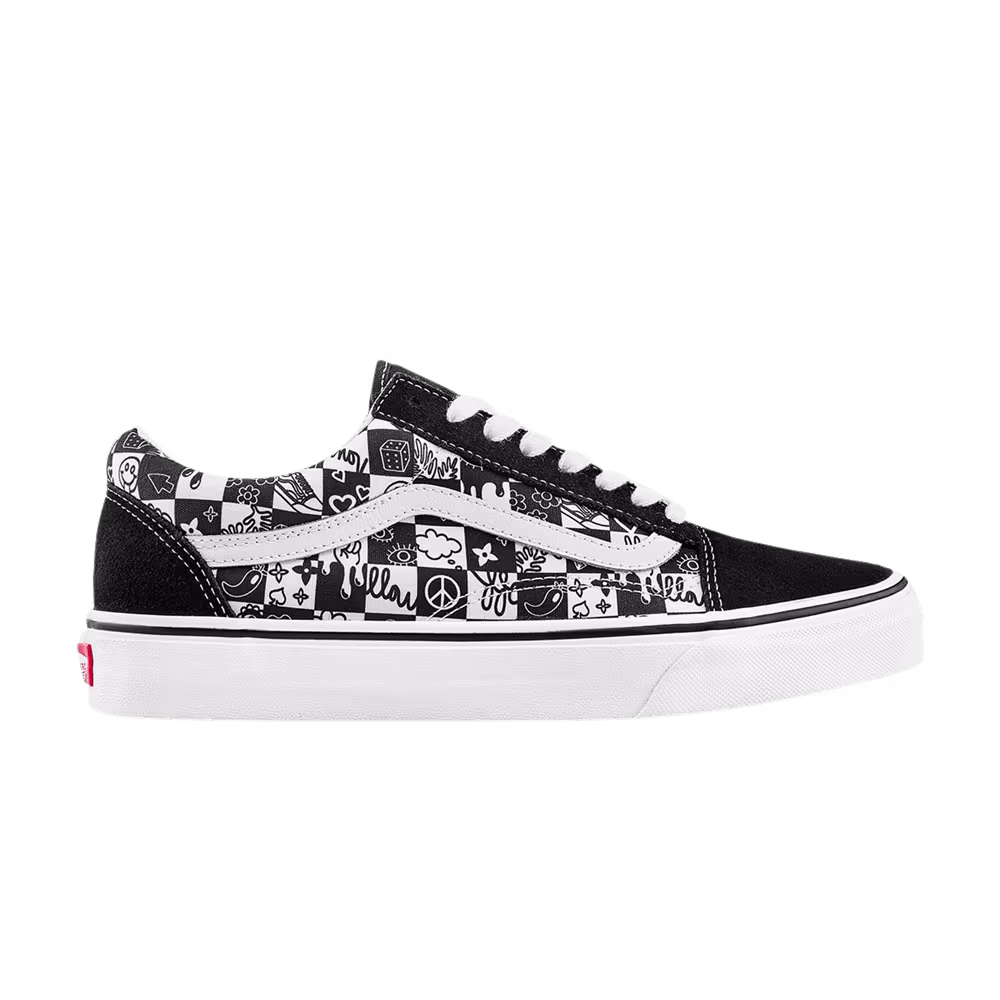 Vans Old Skool Doodle Checkerboard