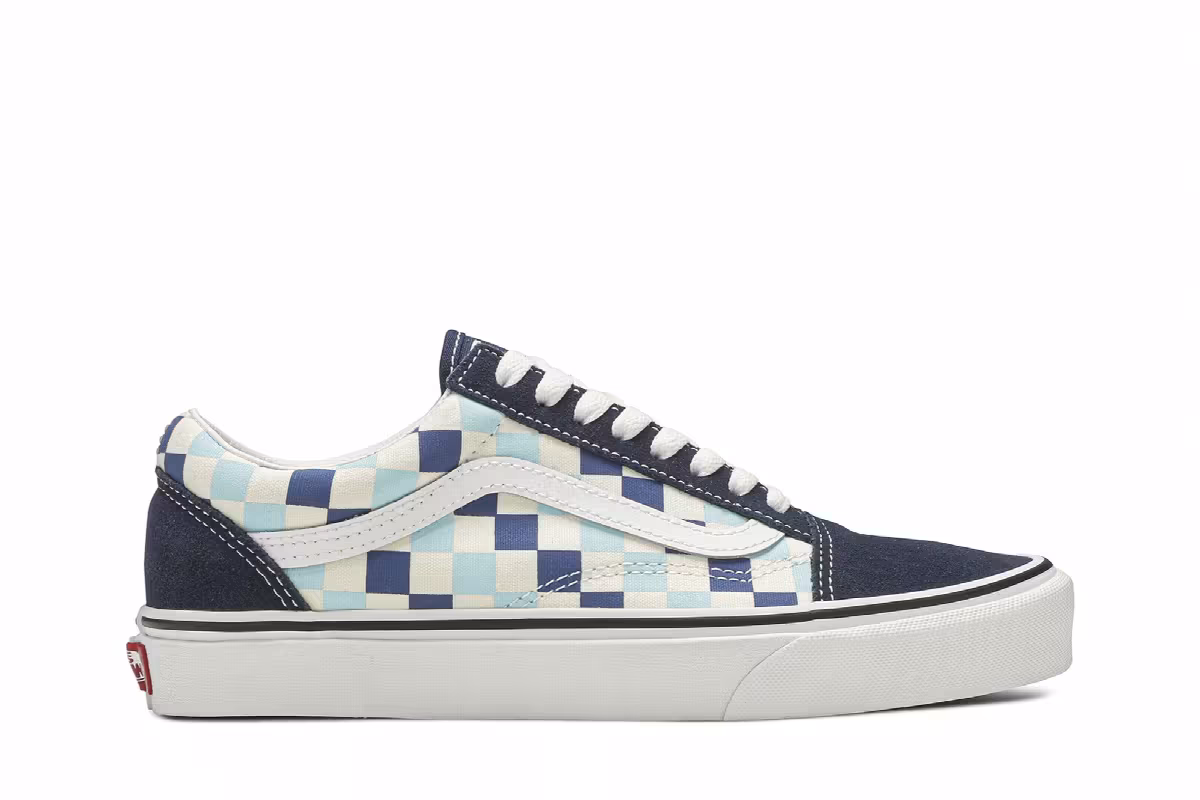 Vans Old Skool Blue Topaz Checkerboard, view 2