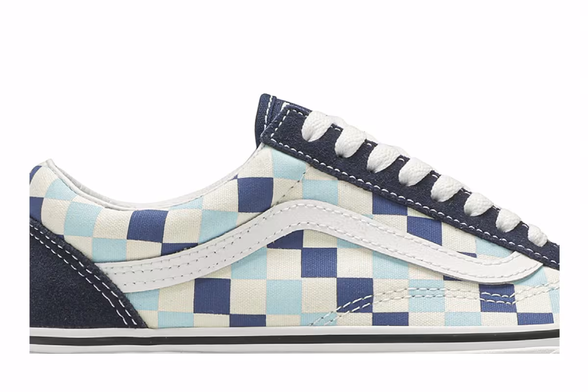 Vans Old Skool Blue Topaz Checkerboard, view 3