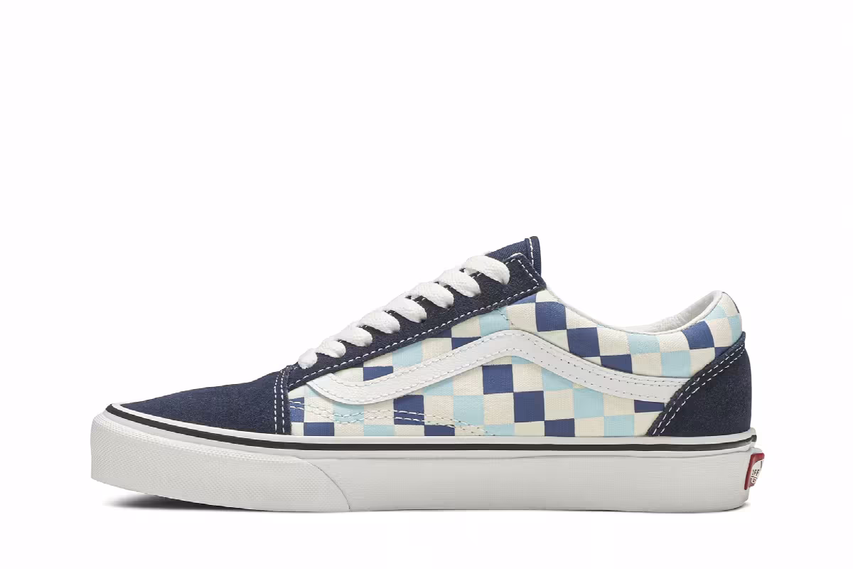 Vans Old Skool Blue Topaz Checkerboard, view 4