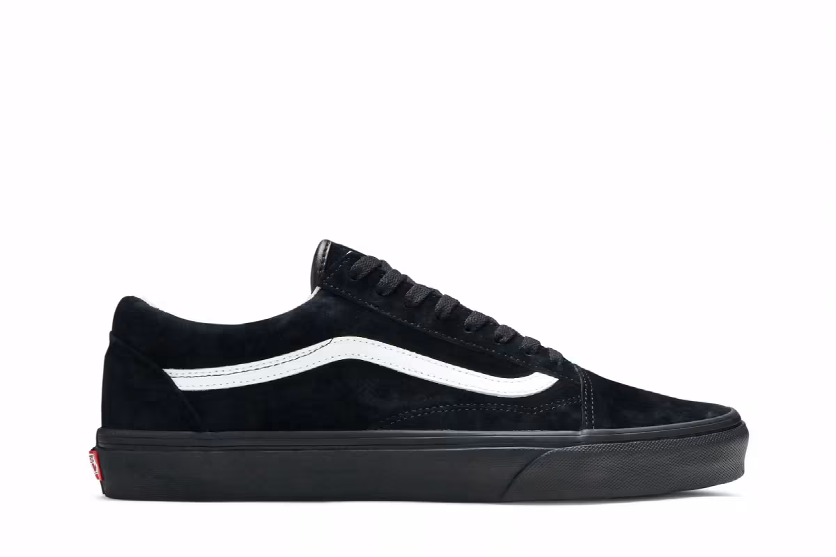Vans Old Skool Pig Suede - Black, view 2
