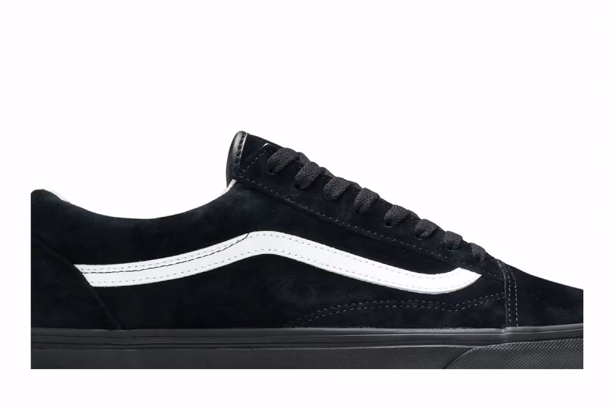 Vans Old Skool Pig Suede - Black, view 3