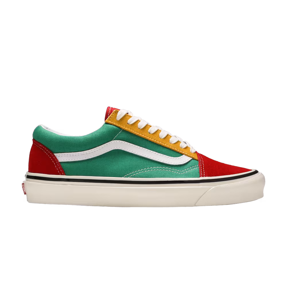 Vans Old Skool 36 DX Red Emerald Yellow