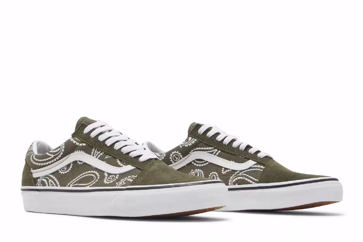 Vans Old Skool Peace Paisley - Grape Leaf, view 9