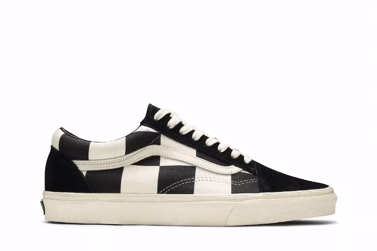 Vans Old Skool Oversize Checkerboard - Black White, view 2