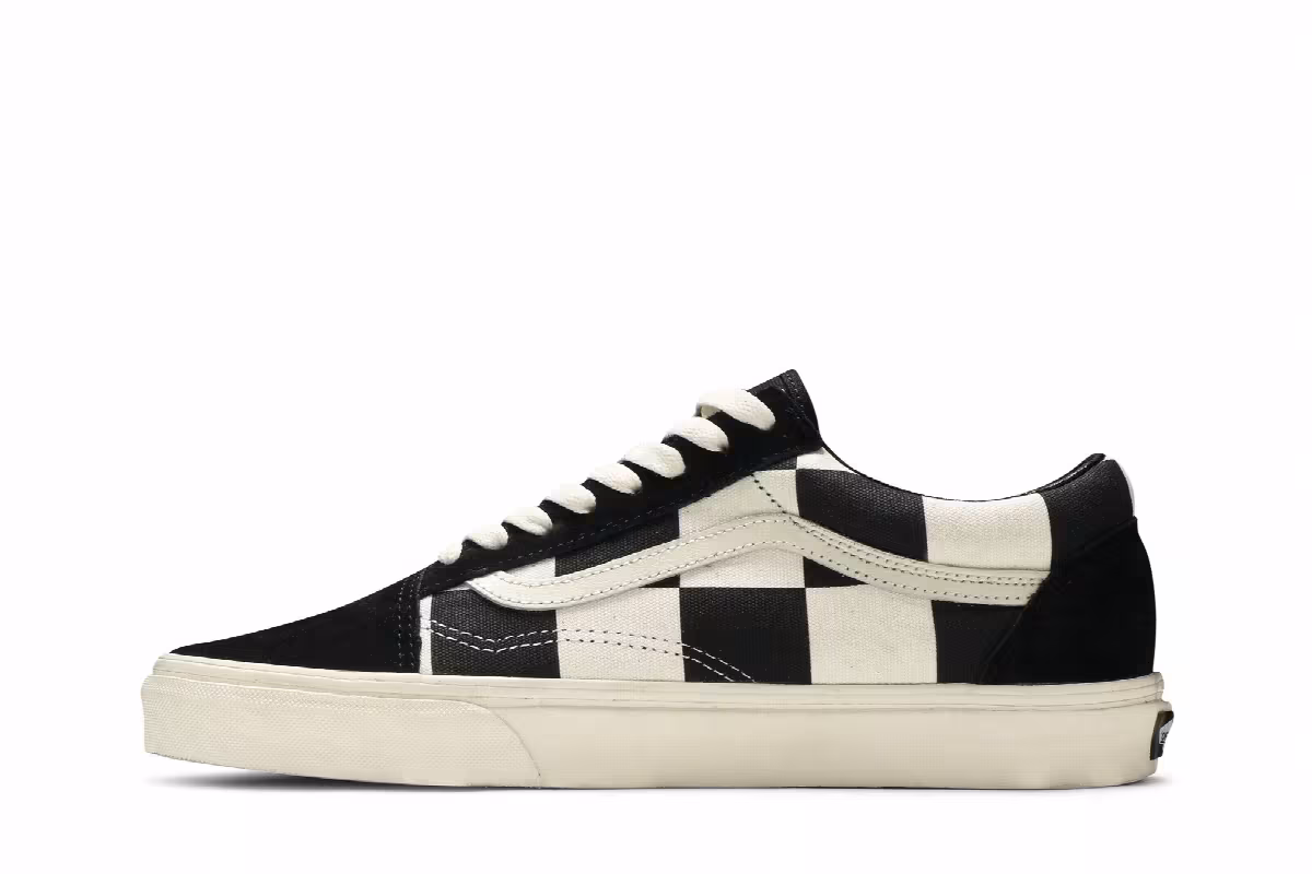 Vans Old Skool Oversize Checkerboard - Black White, view 4