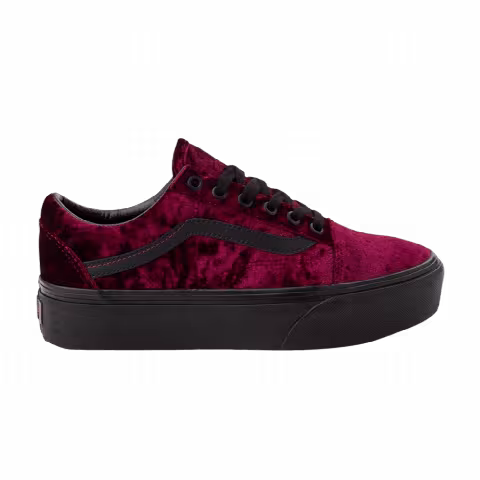 Vans Old Skool Platform 'Crushed Velvet - Burnt Russet'