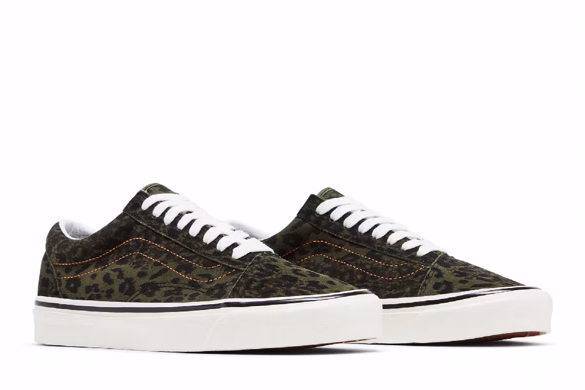 Vans Old Skool 36 DX Anaheim Factory - Leopard Camo, view 9