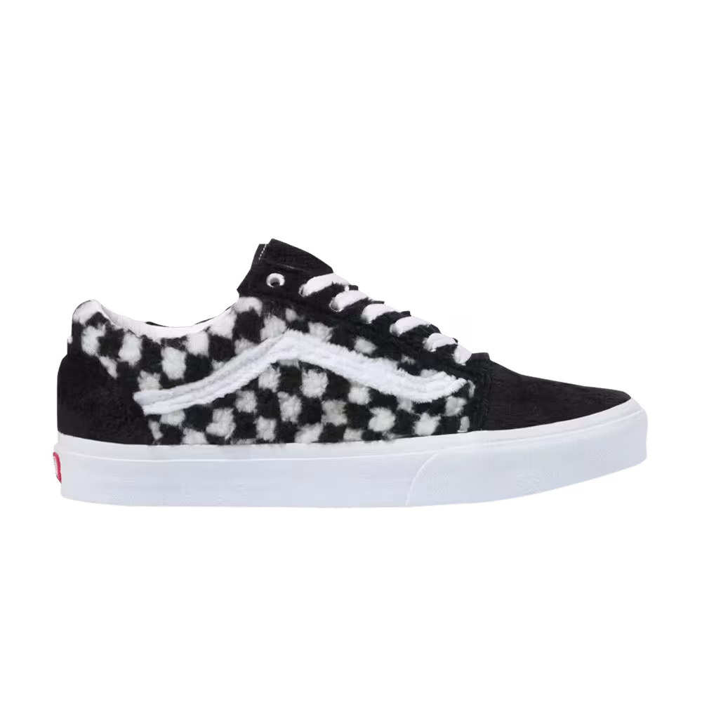 Vans Old Skool Sherpa Checkerboard - Black