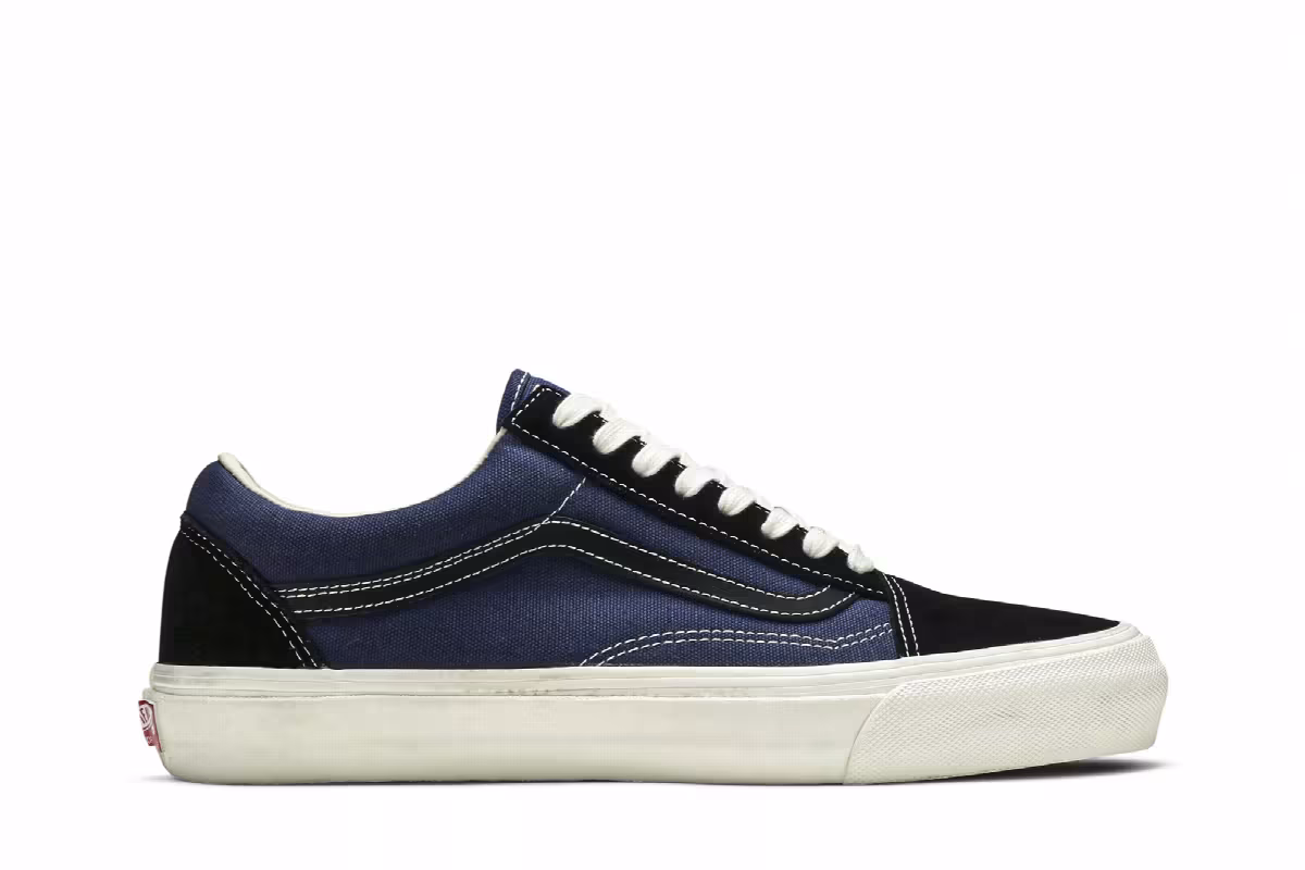 Vans OG Old Skool LX Black Insignia Blue, view 2