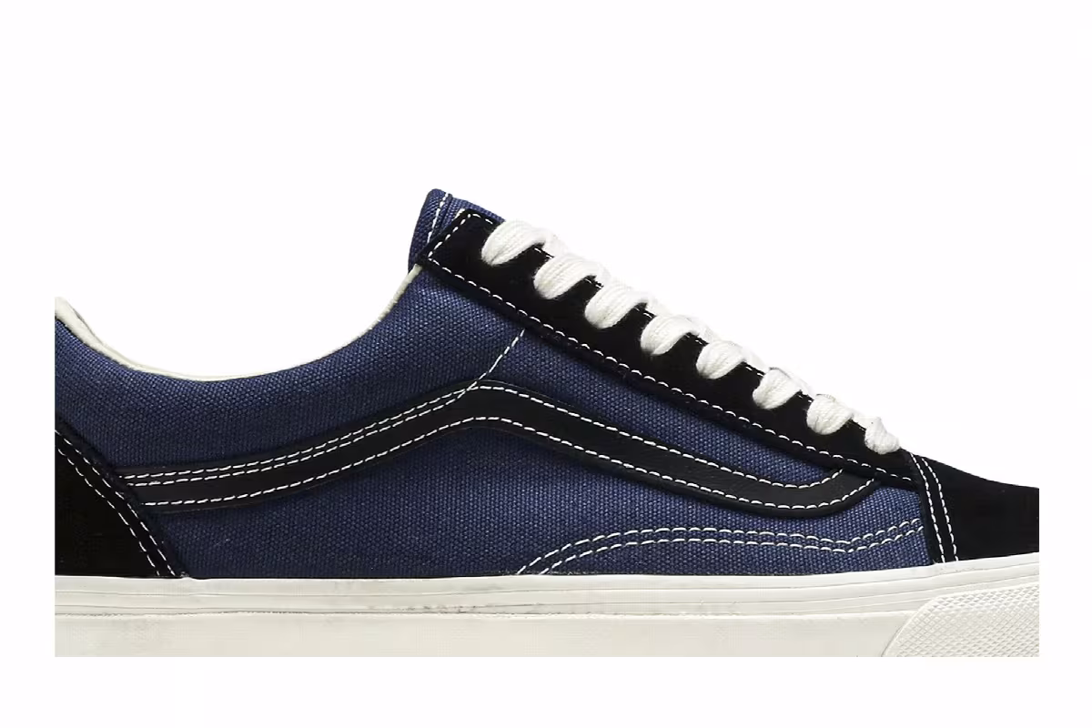 Vans OG Old Skool LX Black Insignia Blue, view 3