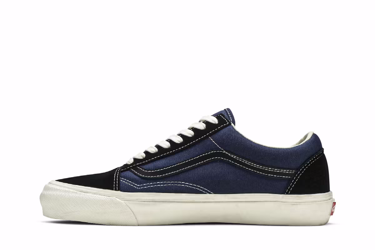Vans OG Old Skool LX Black Insignia Blue, view 4