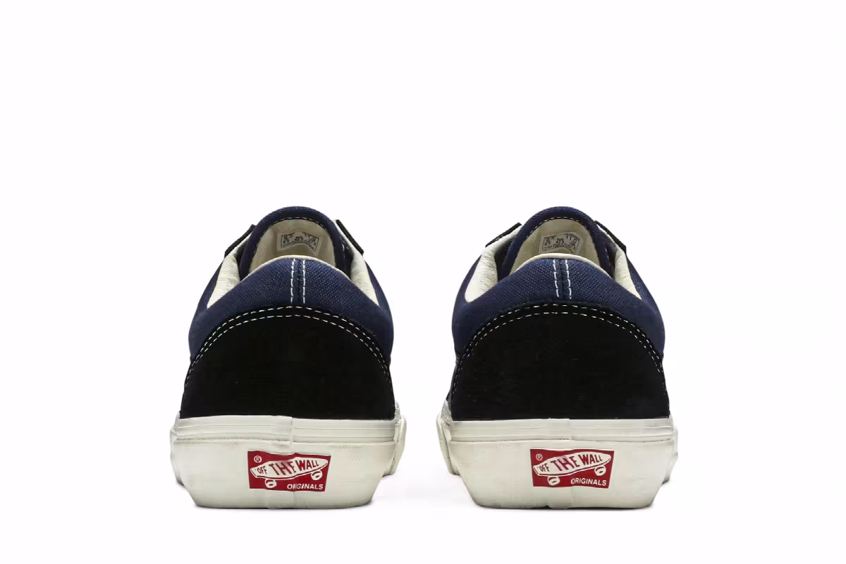 Vans OG Old Skool LX Black Insignia Blue, view 7