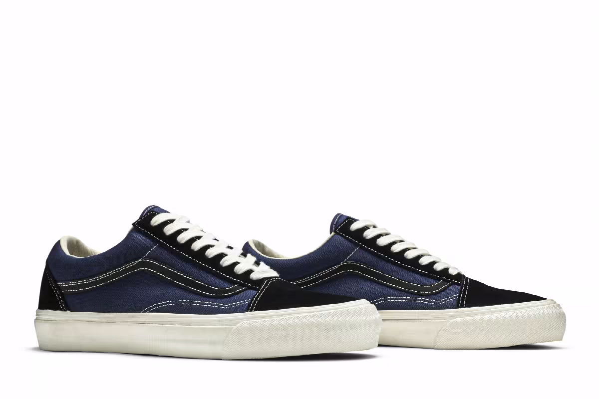 Vans OG Old Skool LX Black Insignia Blue, view 9