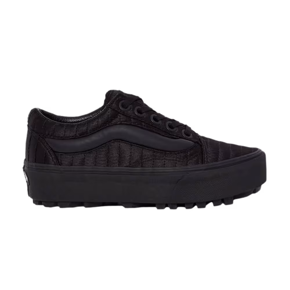 Opening Ceremony x Vans Old Skool Lug Platform Satin Quilting - Black