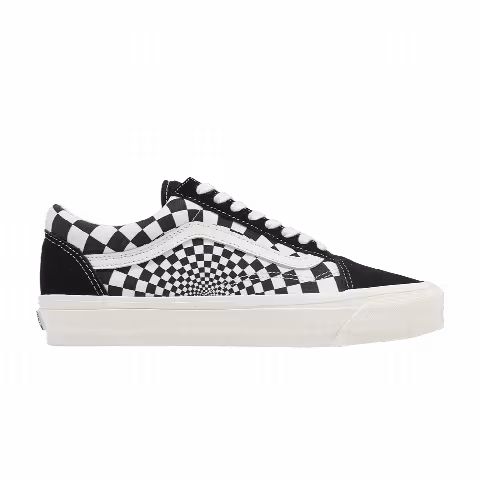 Vans Old Skool 'Radial Checkerboard - Black Marshmallow'