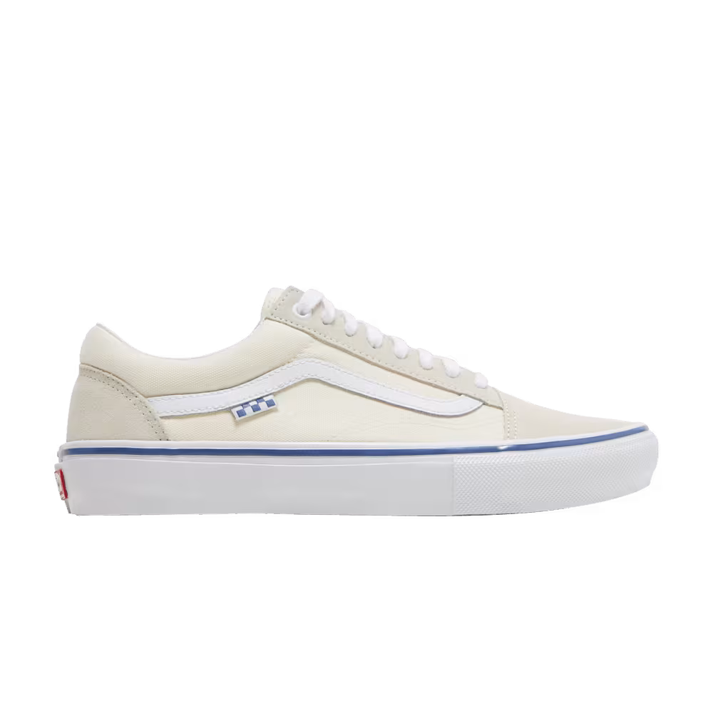 Vans Skate Old Skool Checkerboard - Off White