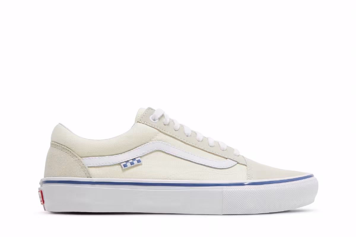 Vans Skate Old Skool Checkerboard - Off White, view 2