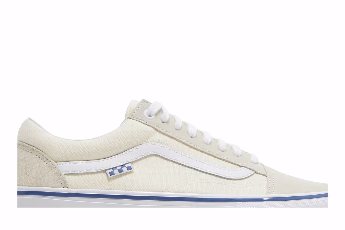 Vans Skate Old Skool Checkerboard - Off White, view 3