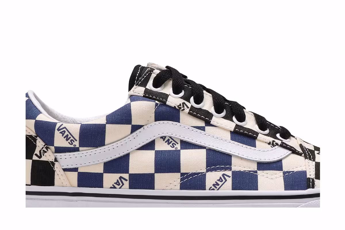 Vans Old Skool Big Check Black Navy, view 3