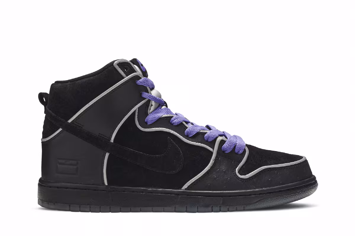 Nike SB Dunk High Purple Box, view 2