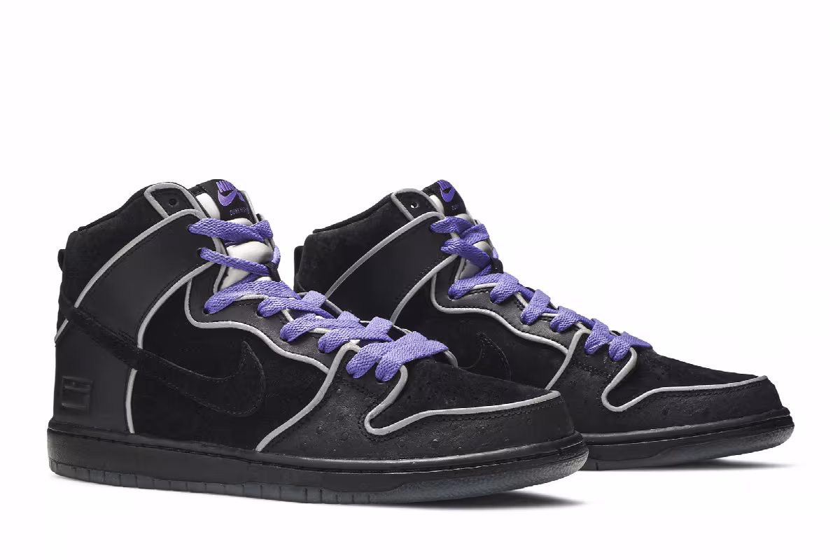 Nike SB Dunk High Purple Box, view 9