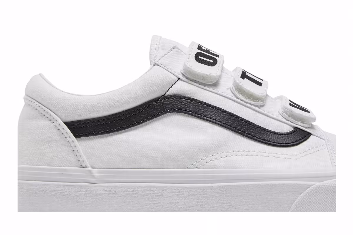 Vans Old Skool V Off The Wall - White, view 3