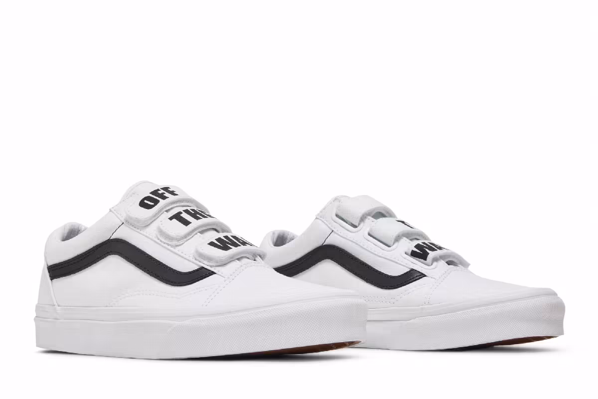 Vans Old Skool V Off The Wall - White, view 9
