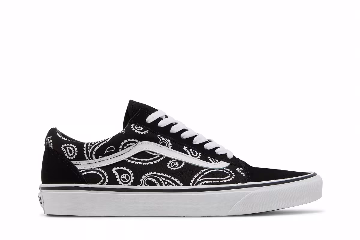 Vans Old Skool Peace Paisley - Black, view 2