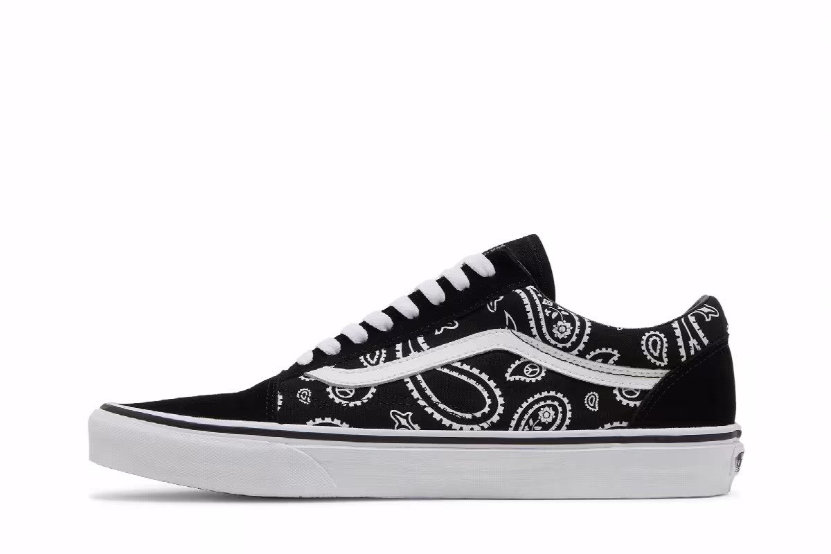 Vans Old Skool Peace Paisley - Black, view 4
