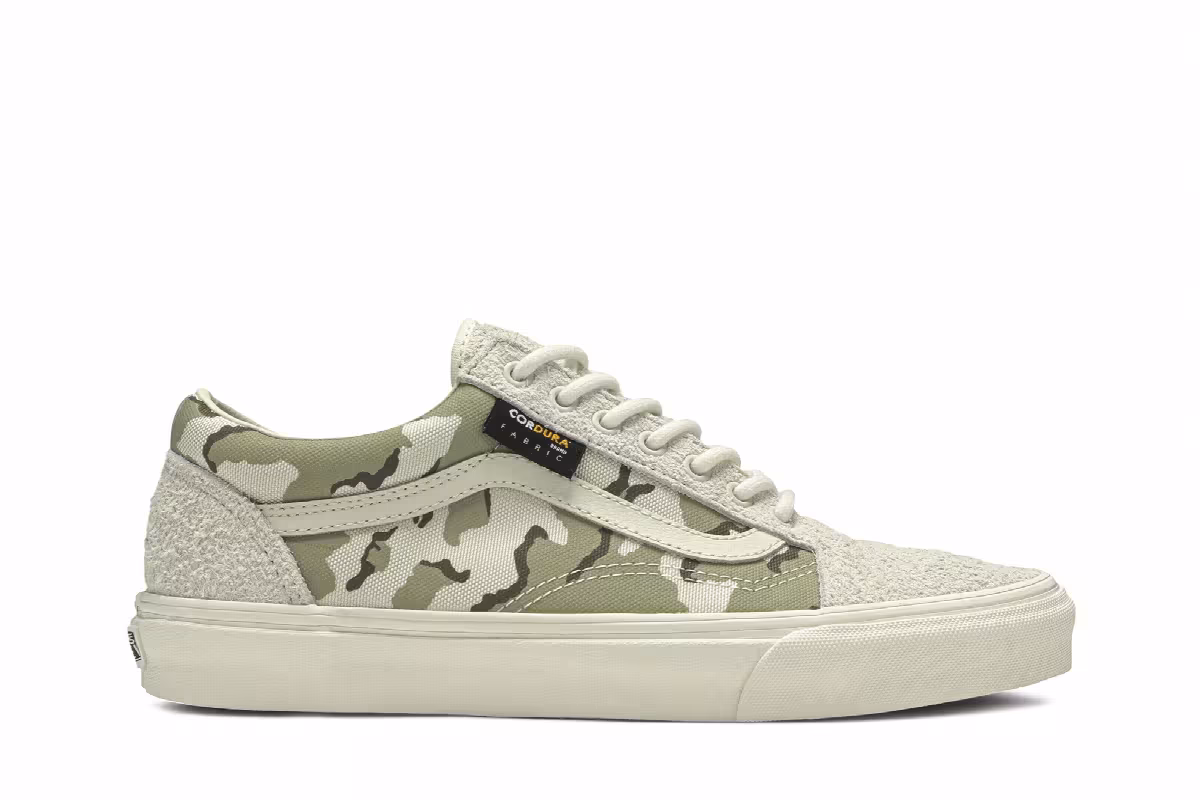 Vans Old Skool Cordura White Asparagus Camo, view 2