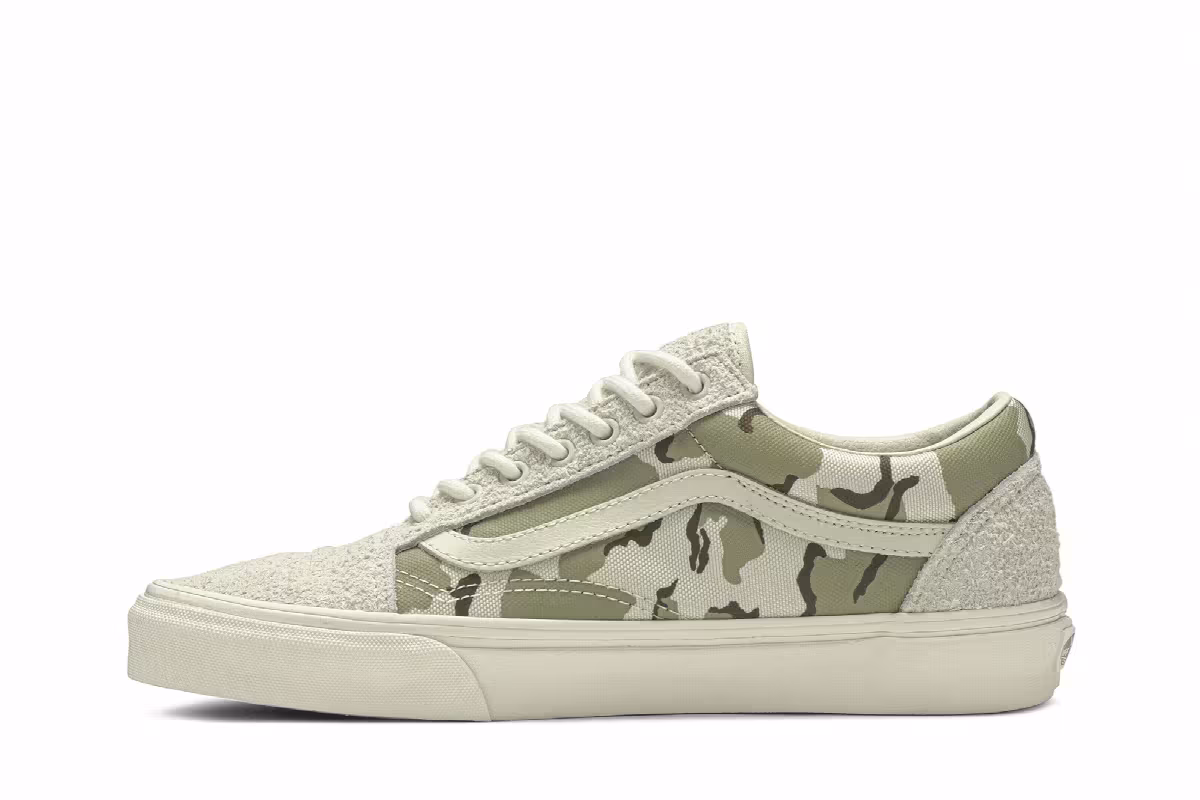 Vans Old Skool Cordura White Asparagus Camo, view 4