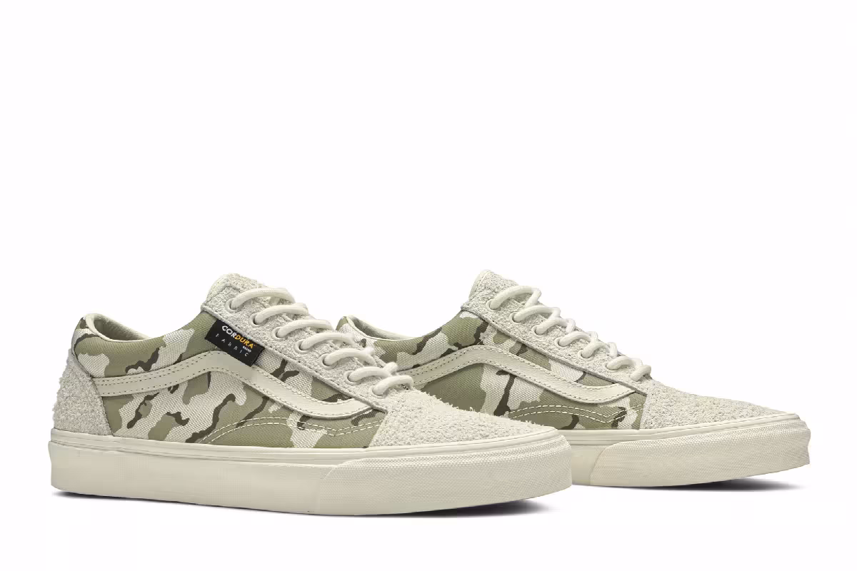 Vans Old Skool Cordura White Asparagus Camo, view 9