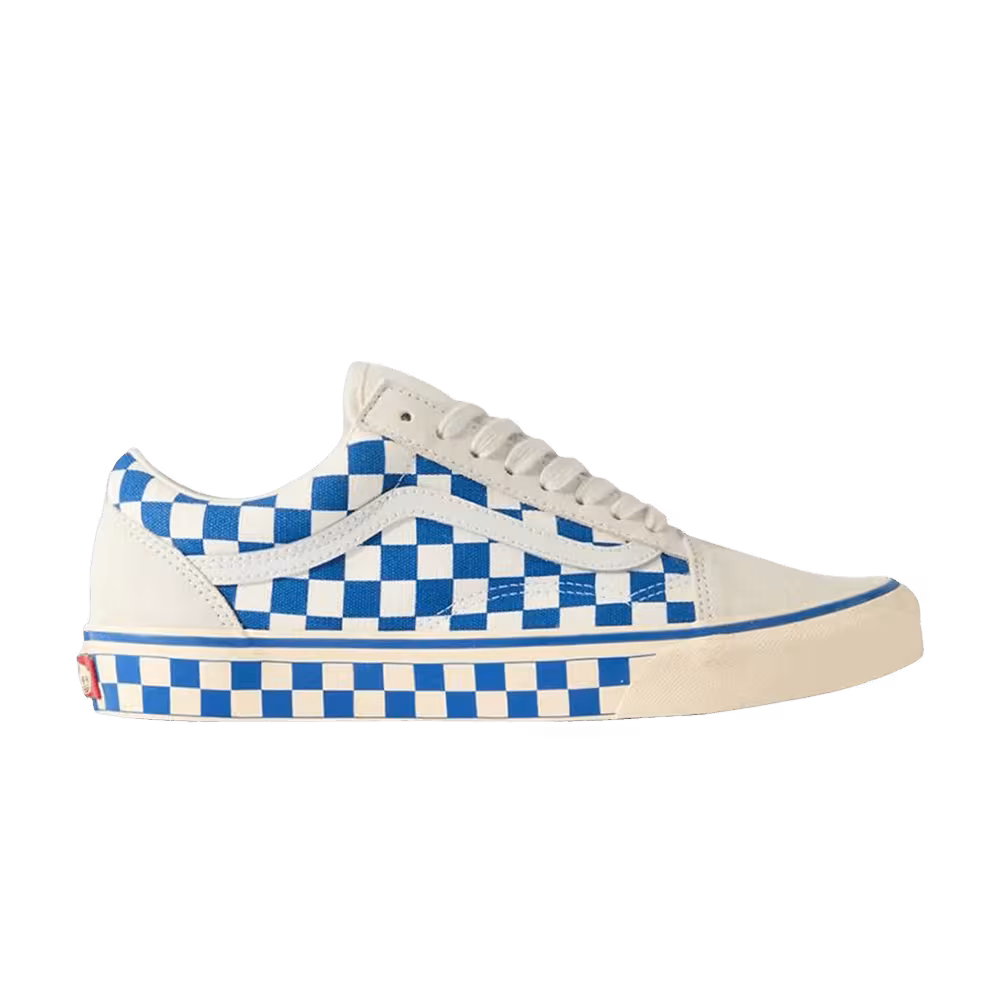 Vans Old Skool Checkerboard Navy Marshmallow
