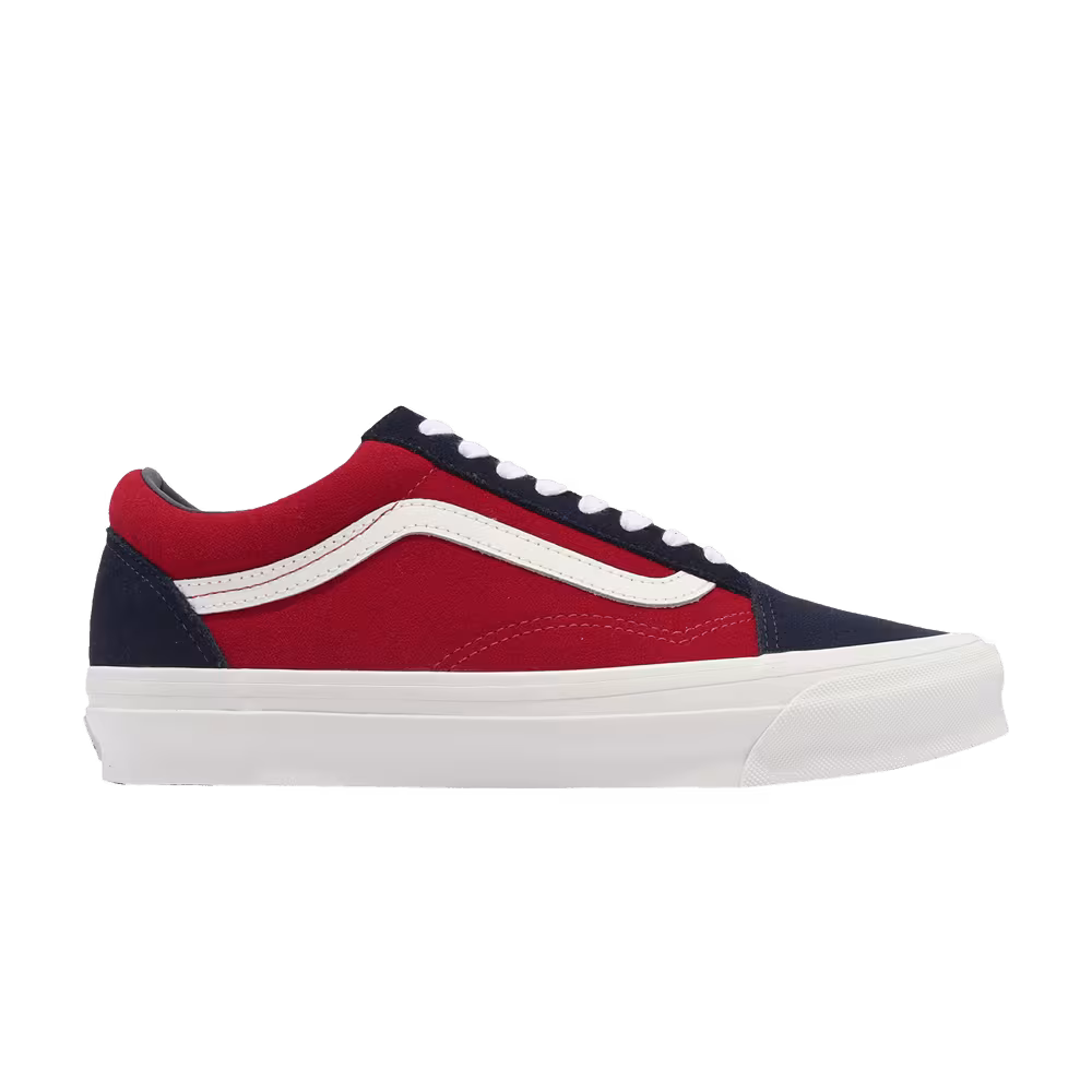 Vans OG Old Skool LX Off The Wall - Navy Red