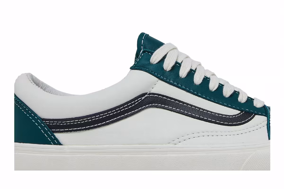 Vans Vault Old Skool LX Marshmallow Evergreen, view 3