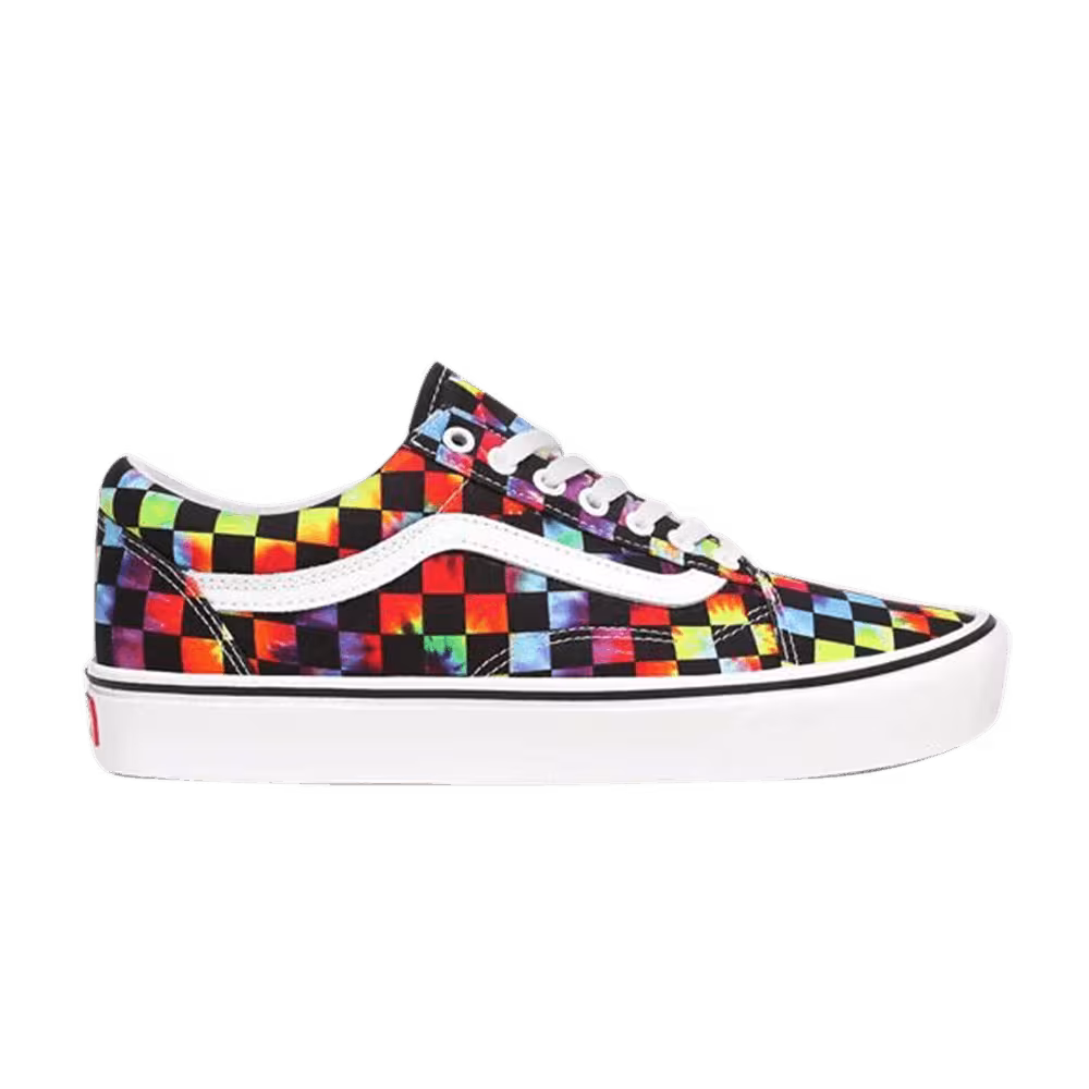 Vans Comfycush Old Skool Tie-Dye Checker