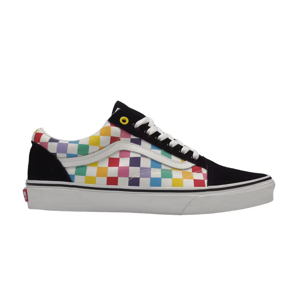 Vans Old Skool Rainbow Checkerboard
