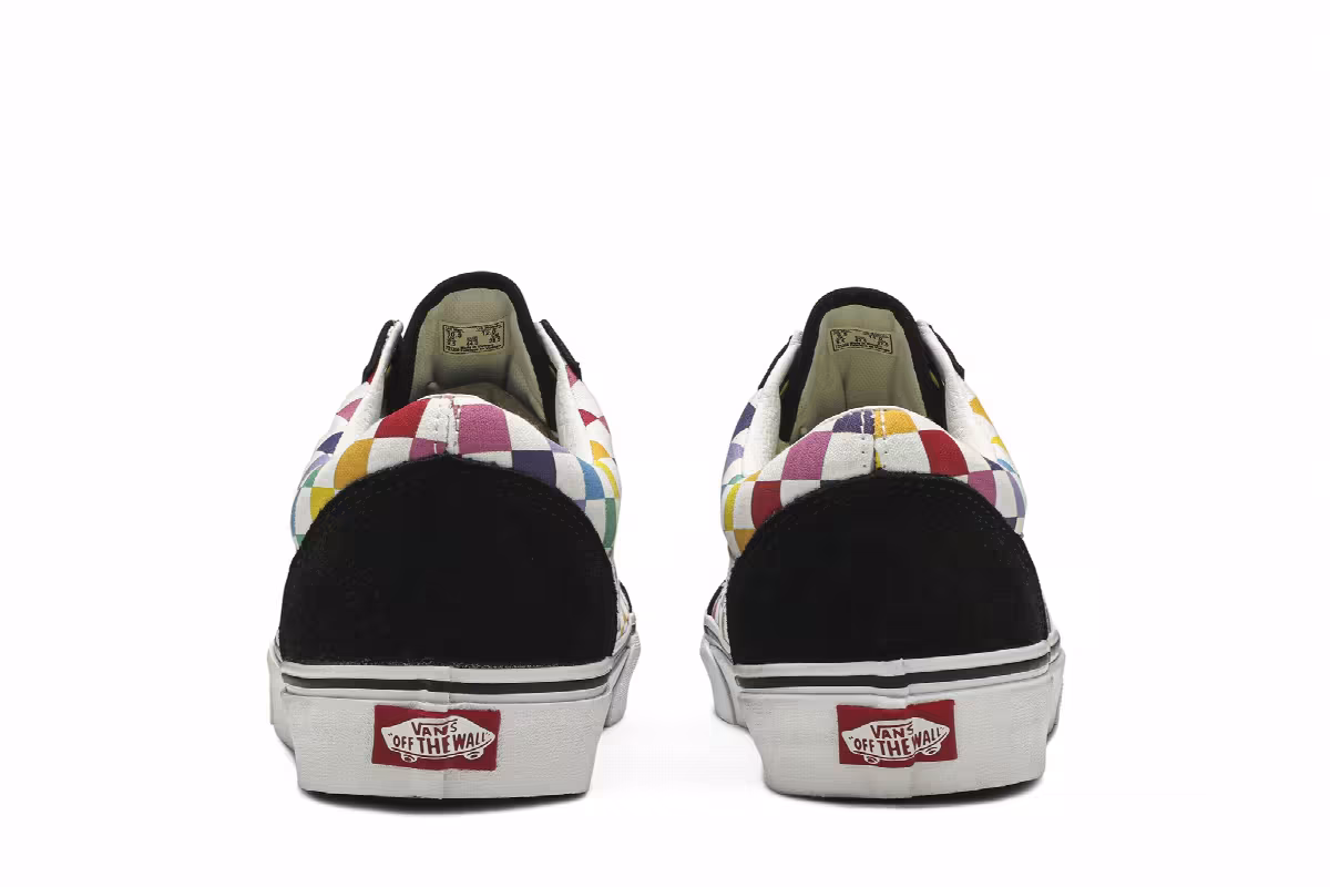 Vans Old Skool Rainbow Checkerboard, view 7