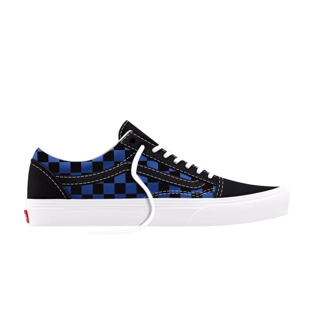 Vans Old Skool Checkerboard Blue Black