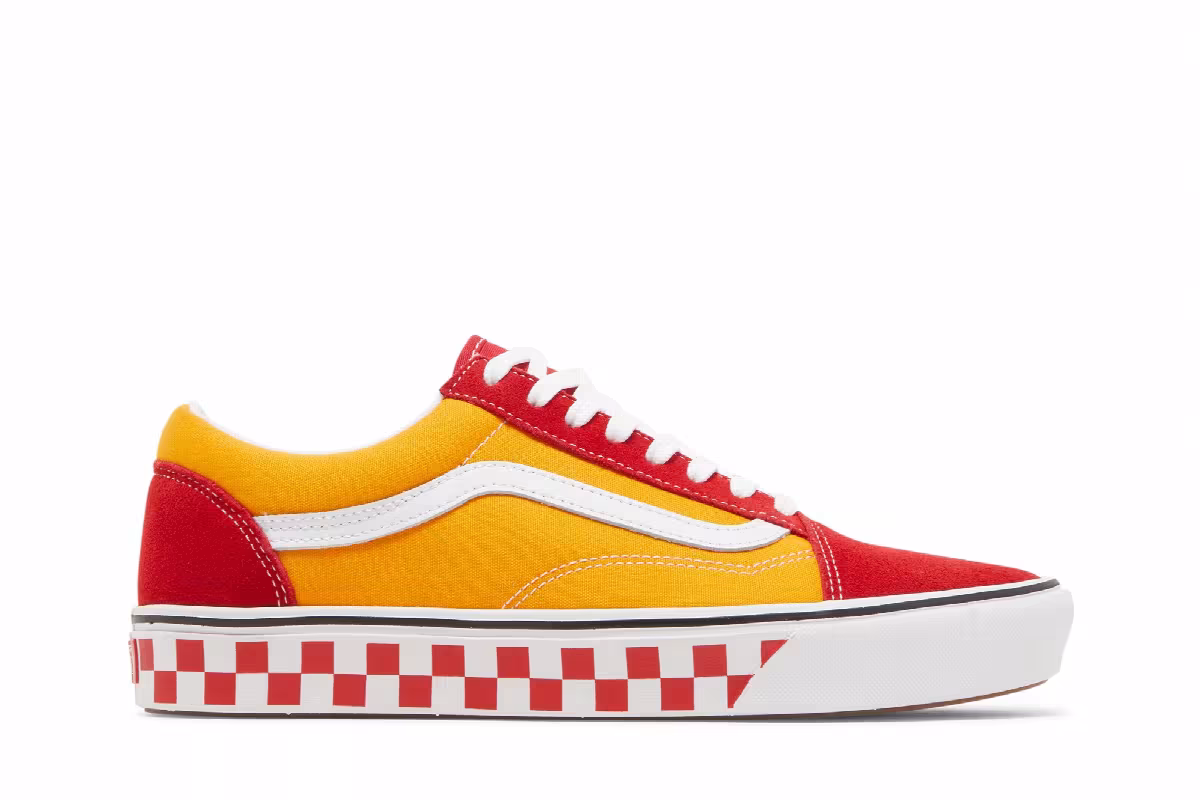 Vans ComfyCush Old Skool Tape Mix - Red Cadmium, view 2